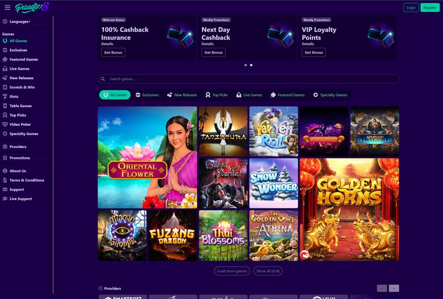 Paradise 8 Casino